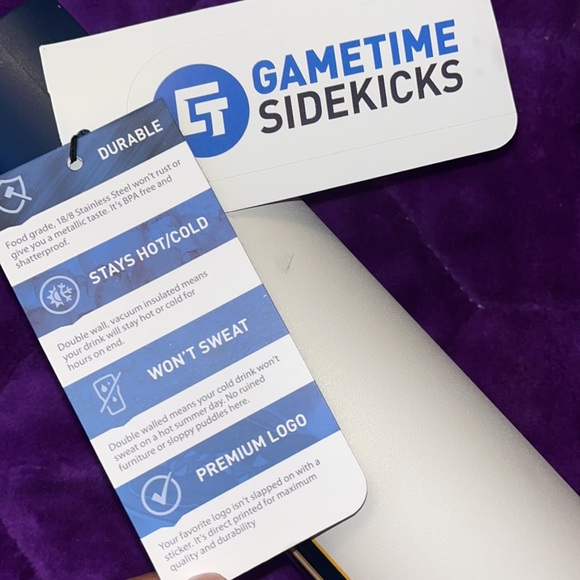 Stainless steel sports bottle keeps hot for 12hr and cold for 12hr MICHIGAN - Picture 3 of 6